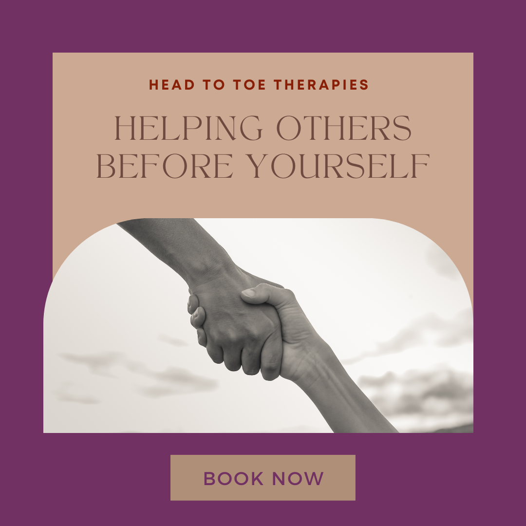 Helping others before yourself